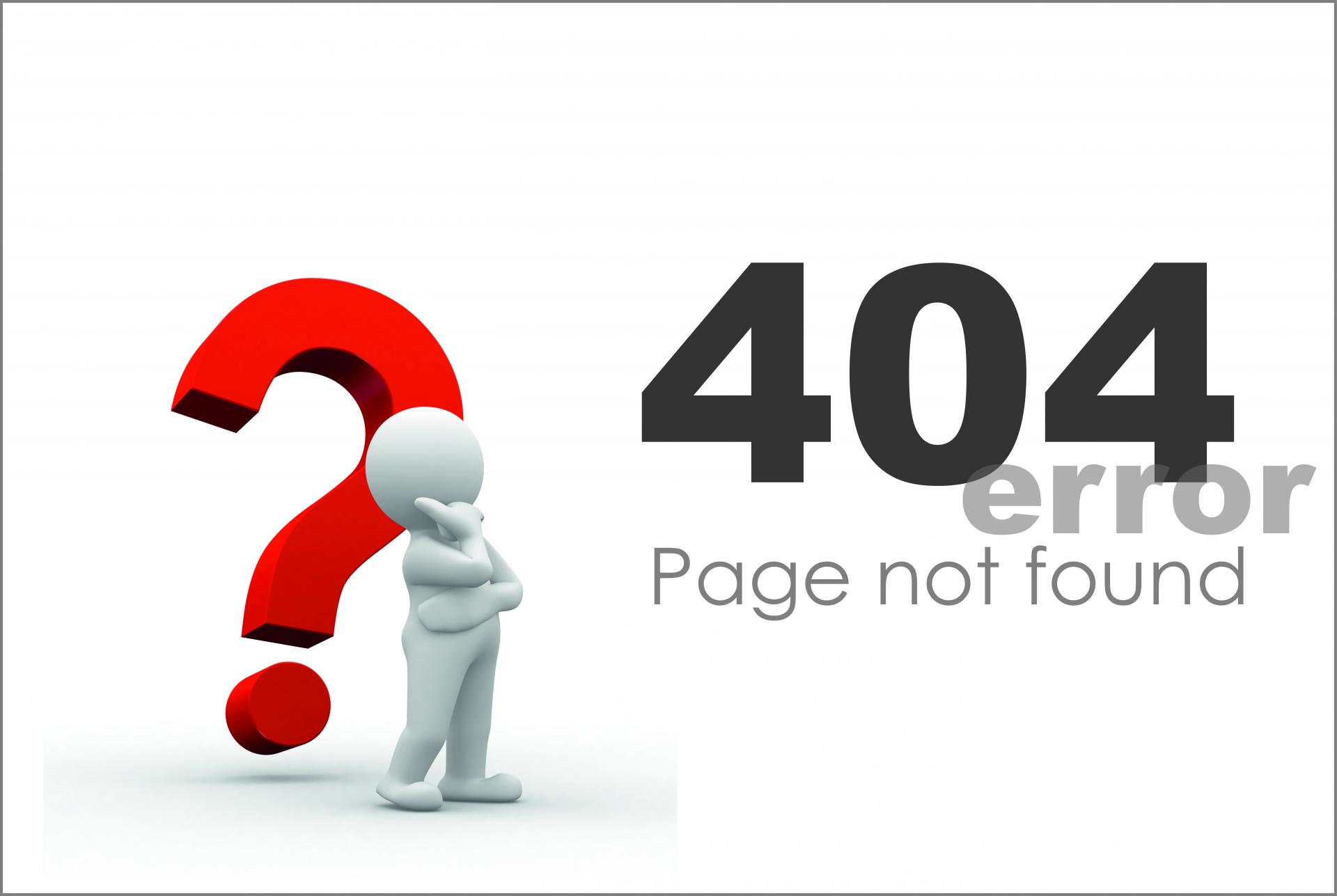 404 page not found