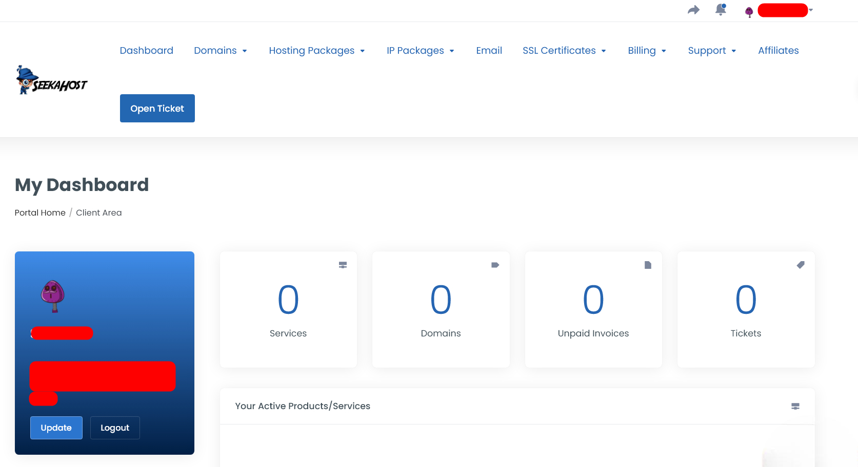 SeekaHost Dashboard