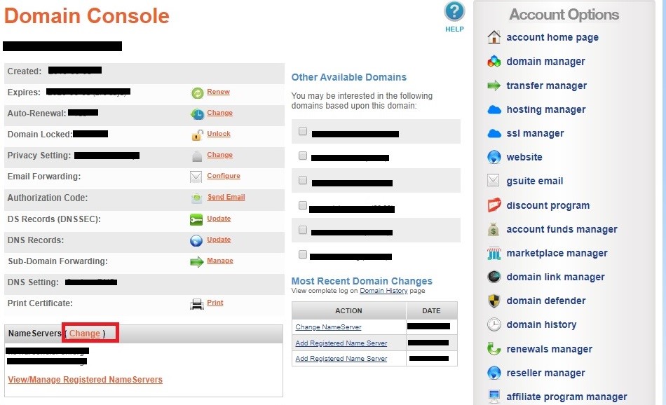 Domain Console