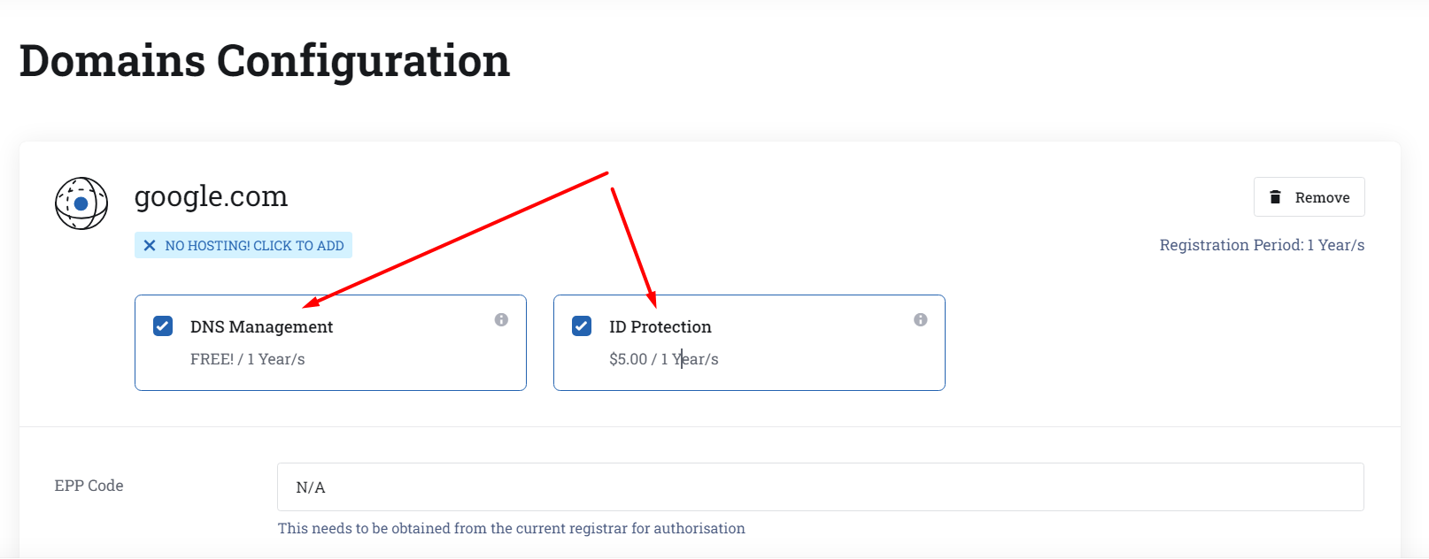 DNS Management and ID protection