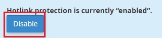 Disabling Hotlink Protection