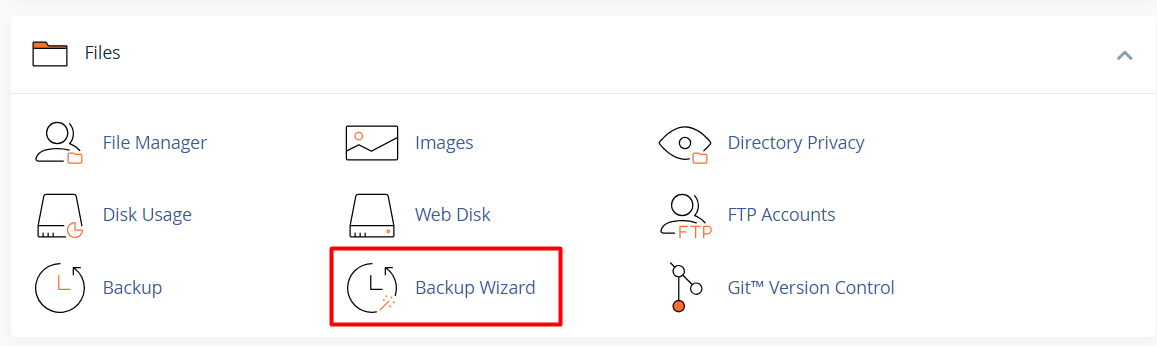 Backup Wizard