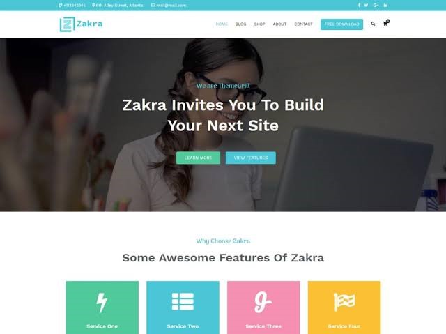 Free Wordpress Theme - Zakra