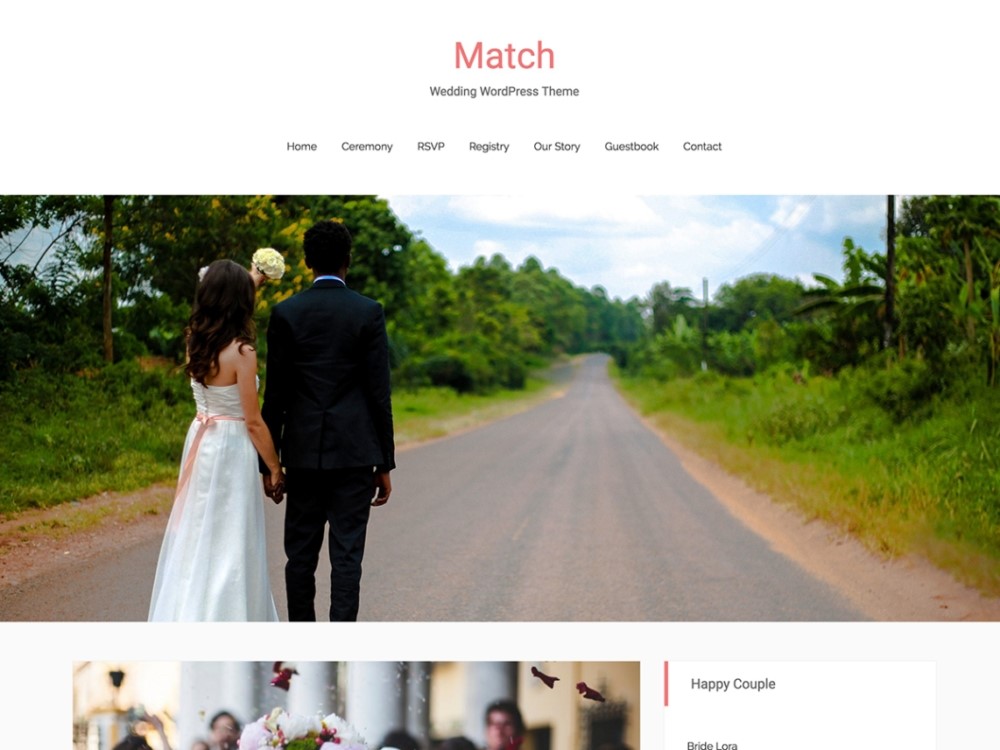 Match Wedding Theme