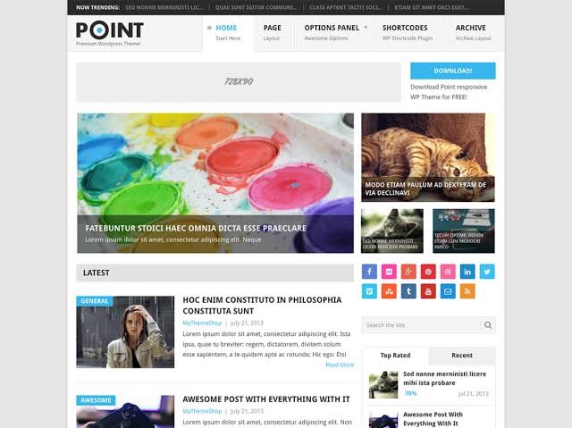 Point WordPress Theme