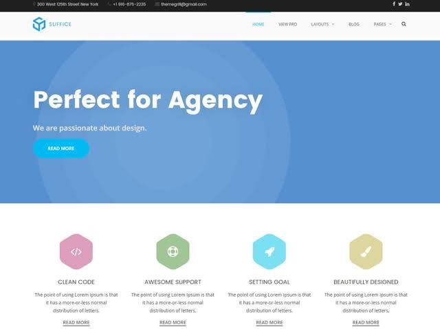 Suffice - Free Theme For WordPress