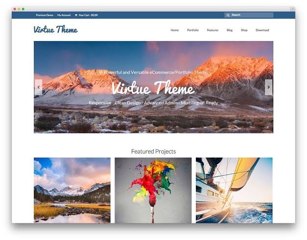 Virtue Theme Free For WordPress