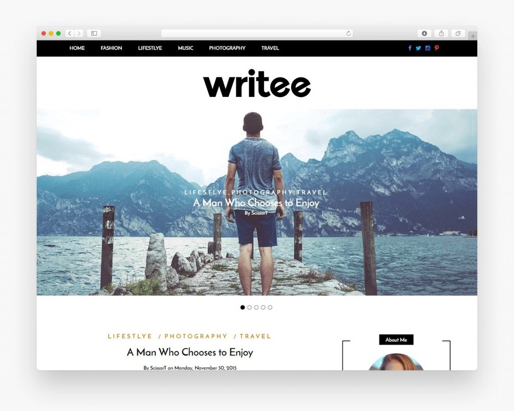 Writee WordPress Theme