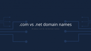 .net vs .com domain names