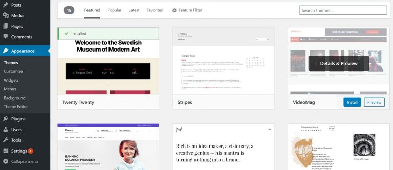 Themes-in-WordPress