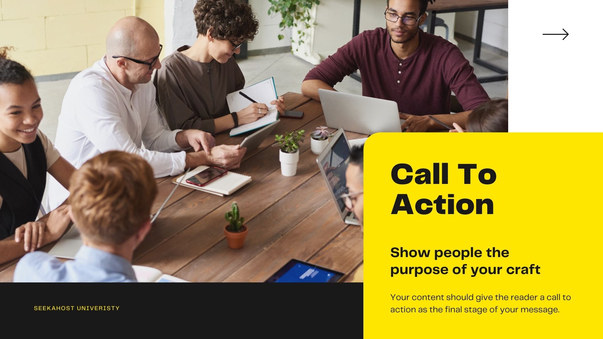 call to action in content