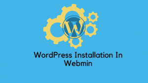 Install WordPress in Webmin