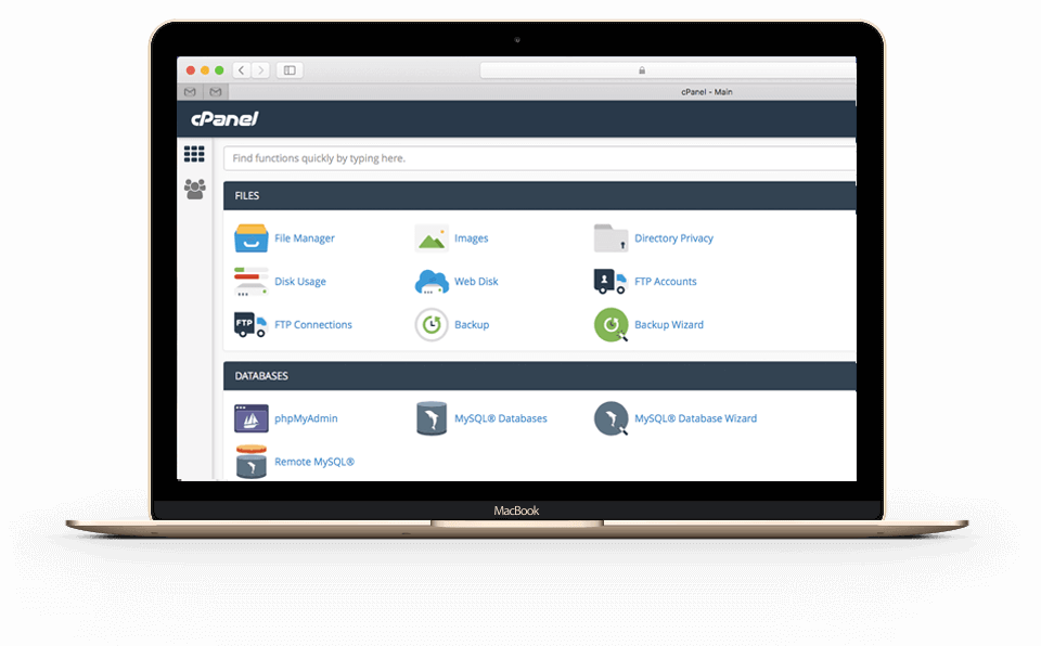 cPanel-control-panel-user-interface