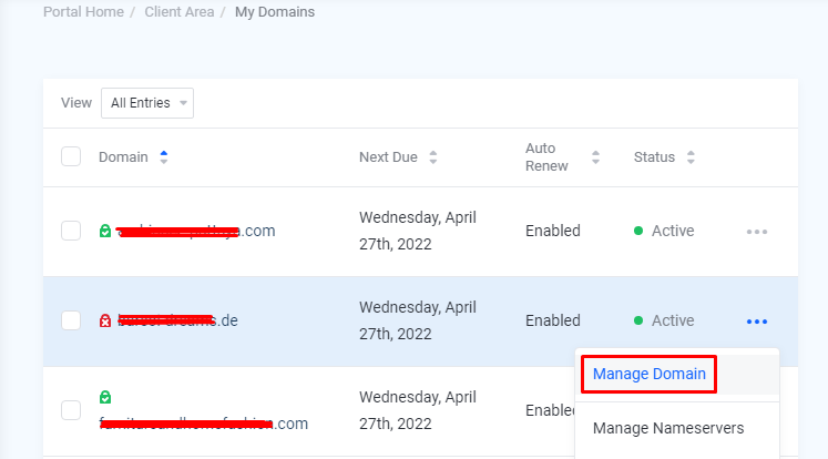 SeekaHost Domain interface