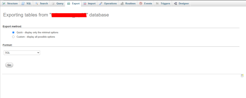 Database Backup Through cPanel