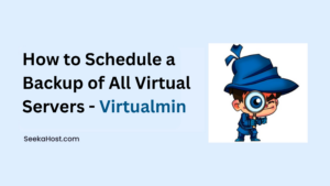 How to Schedule a Backup of All Virtual Servers