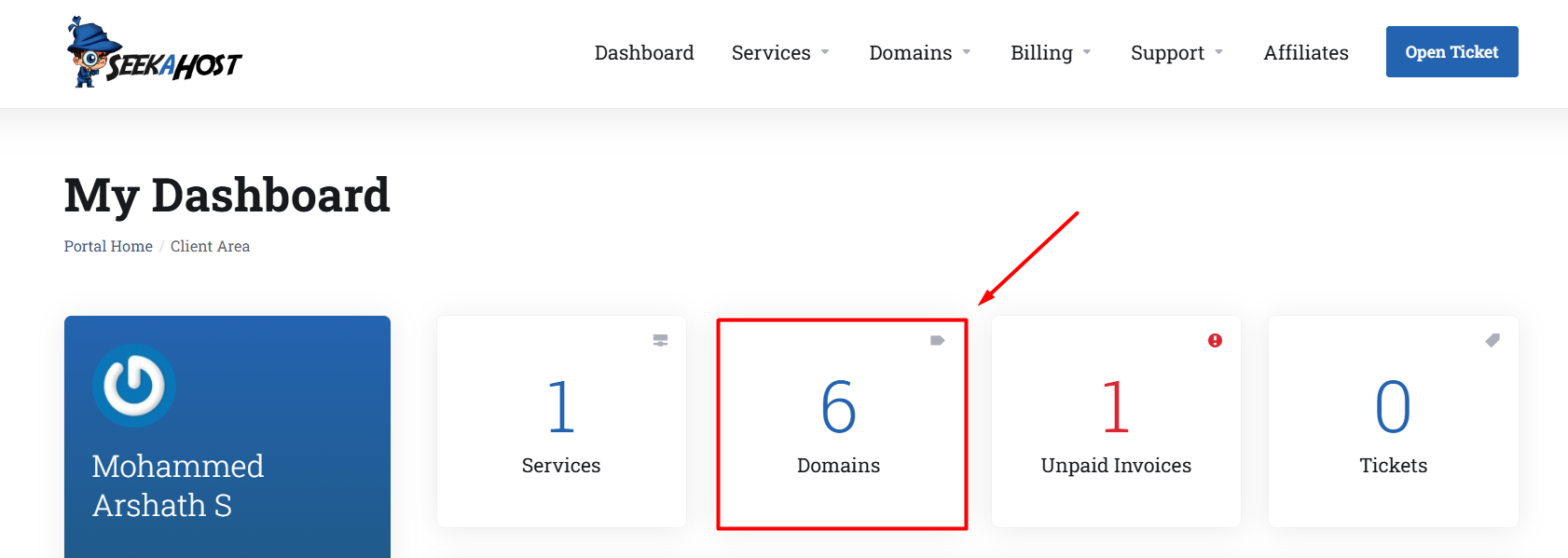 Domain Section