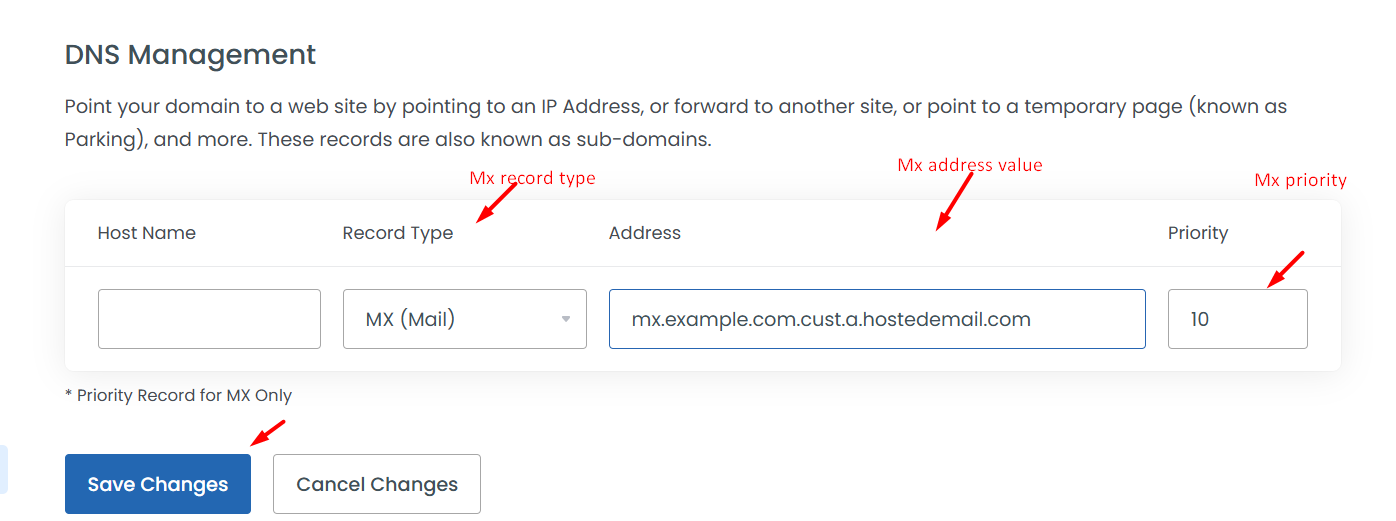 MX-Record-DNS-Management