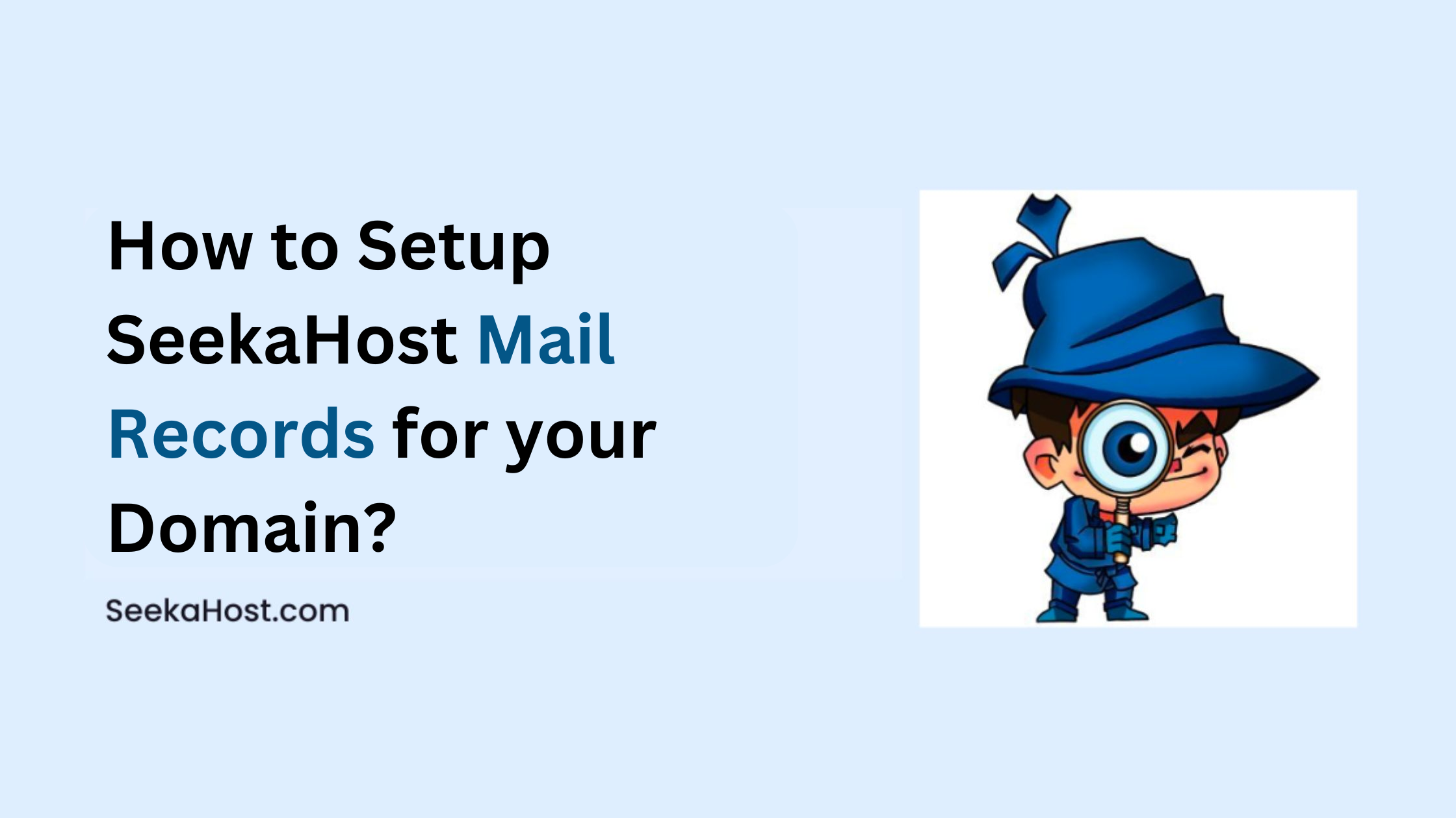 How to Setup SeekaHost Mail Records for your Domain